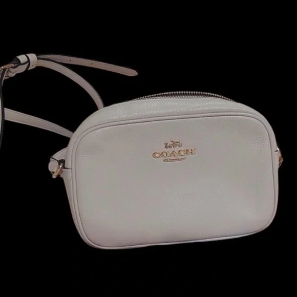 Coach Mini Jamie Camera Bag in Chalk and Gold. - Picture 3 of 13